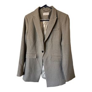 Calvin Klein single button oversized blazer